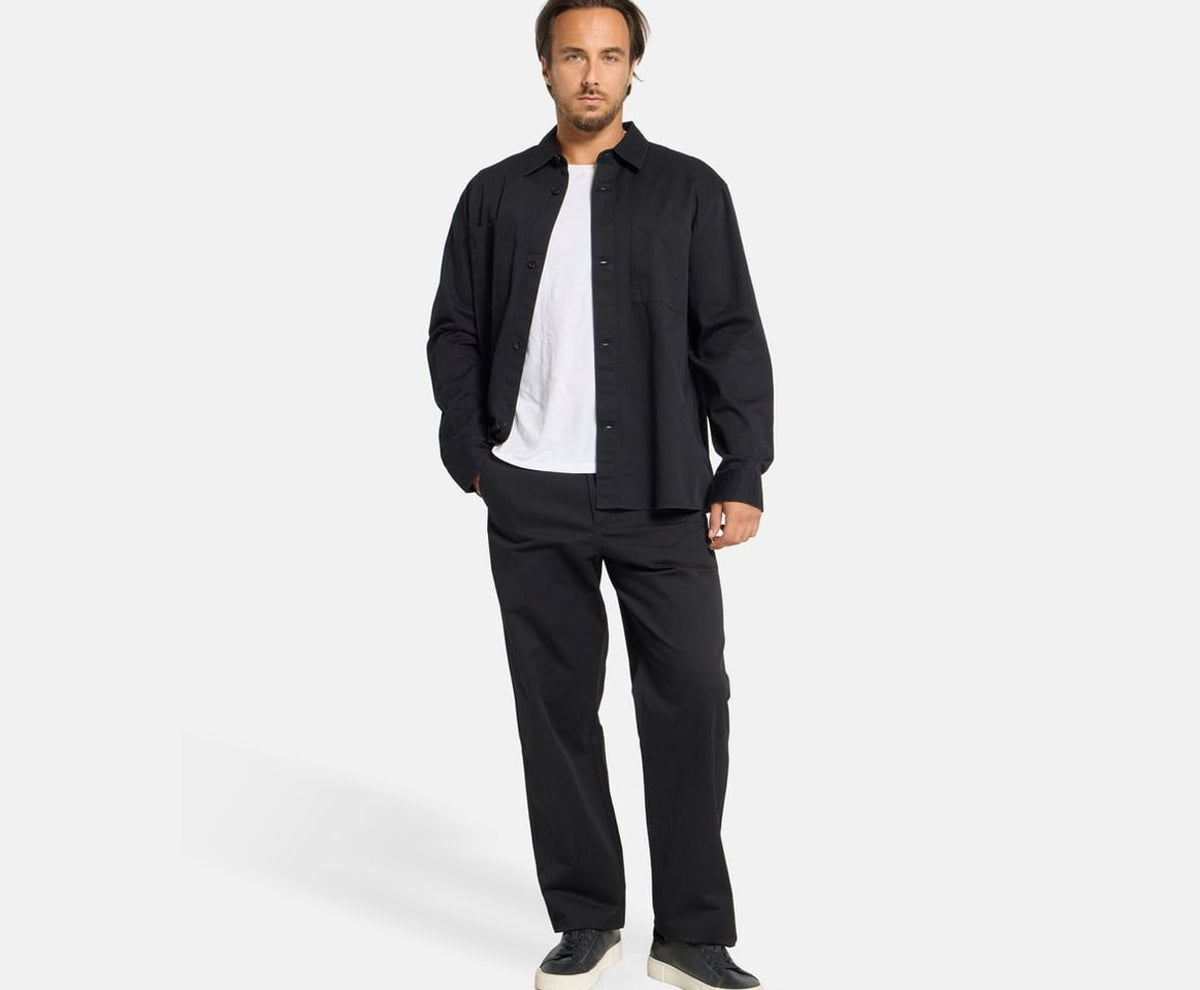 Calvin Klein Long-sleeved shirt - easy fit Black – camiseta – foto 5 de 5