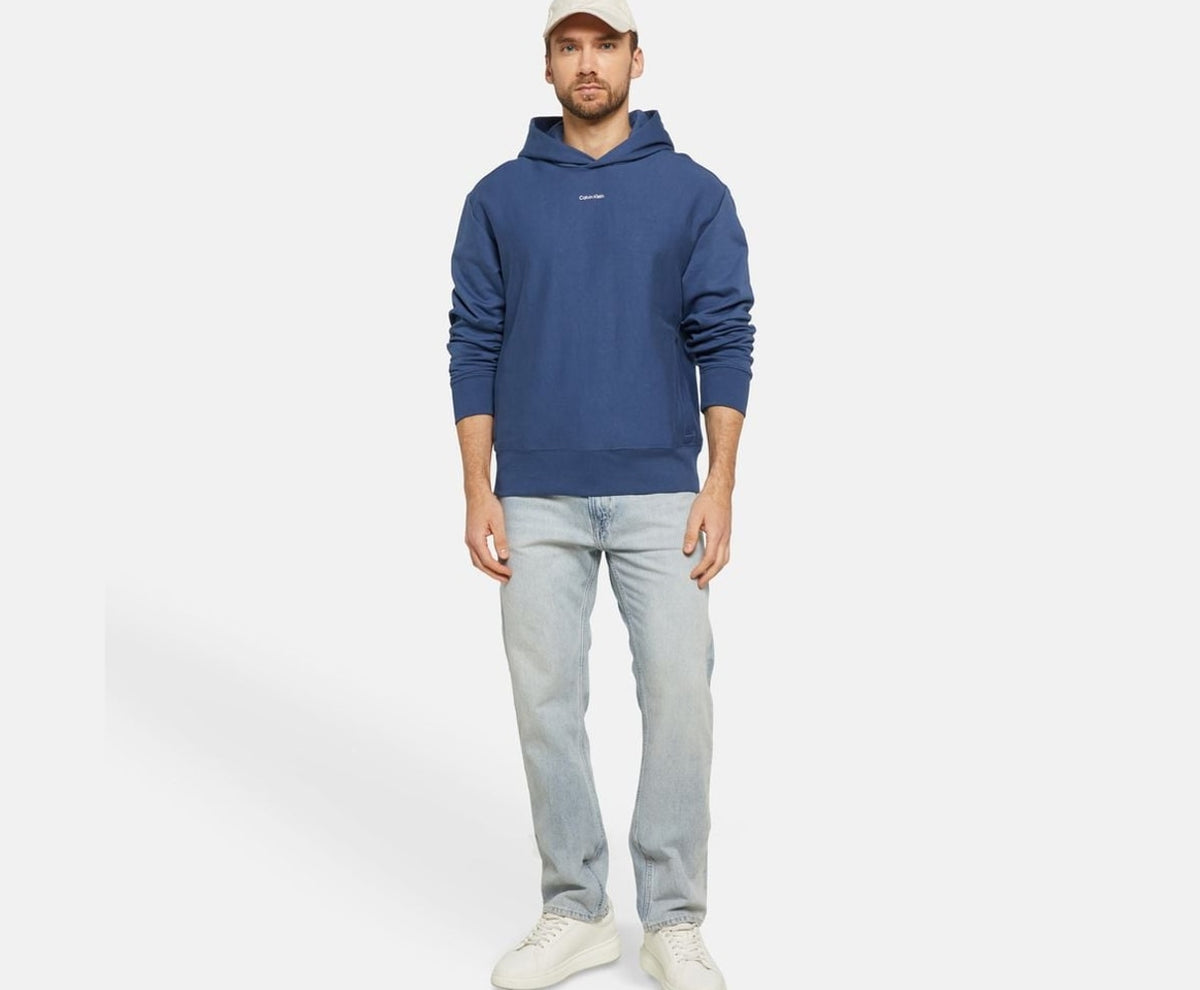 Calvin Klein Hoodie Dark Blue – huvtröja – foto 5 av 5