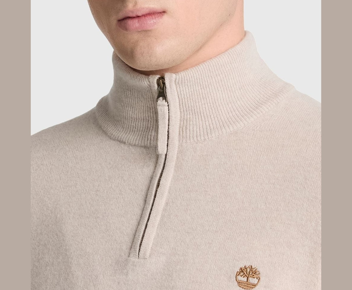 Timberland Wool-blend troyer Beige – clothing – photo 3 of 5