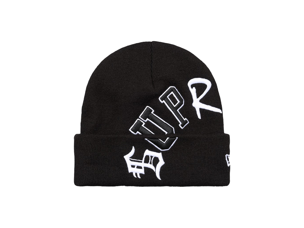 Supreme New Era Arc Beanie Black-Supreme-pikastore.cz
