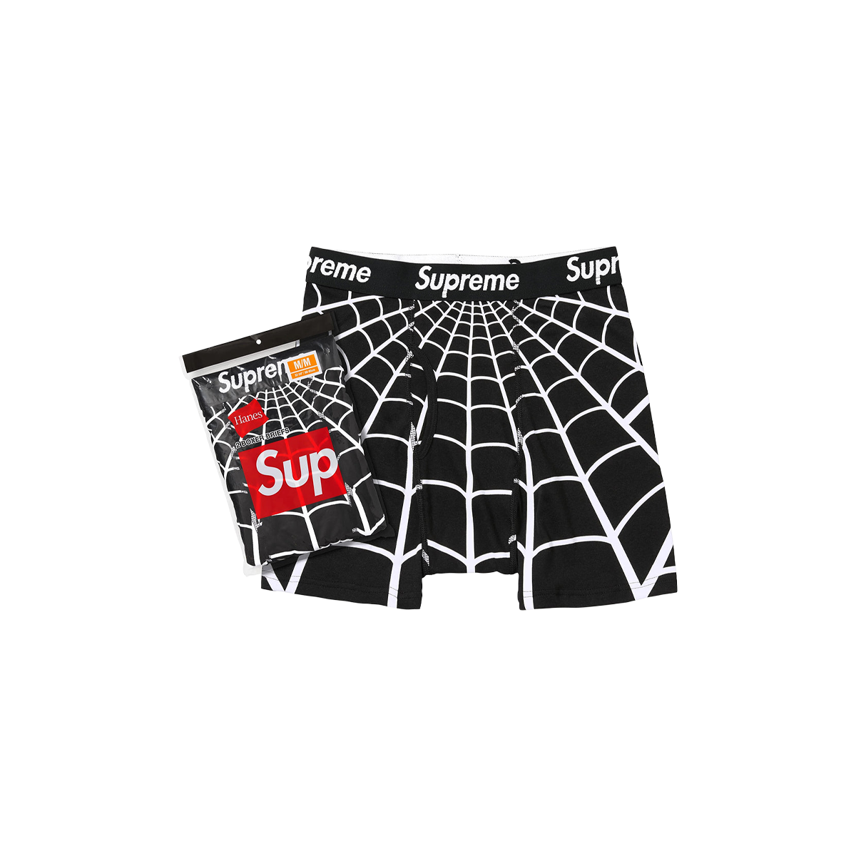 Supreme Boxers Spiderman Black