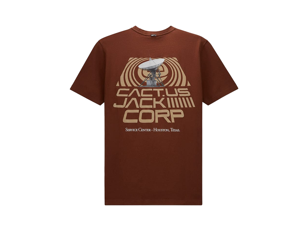Travis Scott CACT.US CORP x Nike U NRG BH T-shirt (Asia Sizing) Brown-Travis Scott-pikastore.cz
