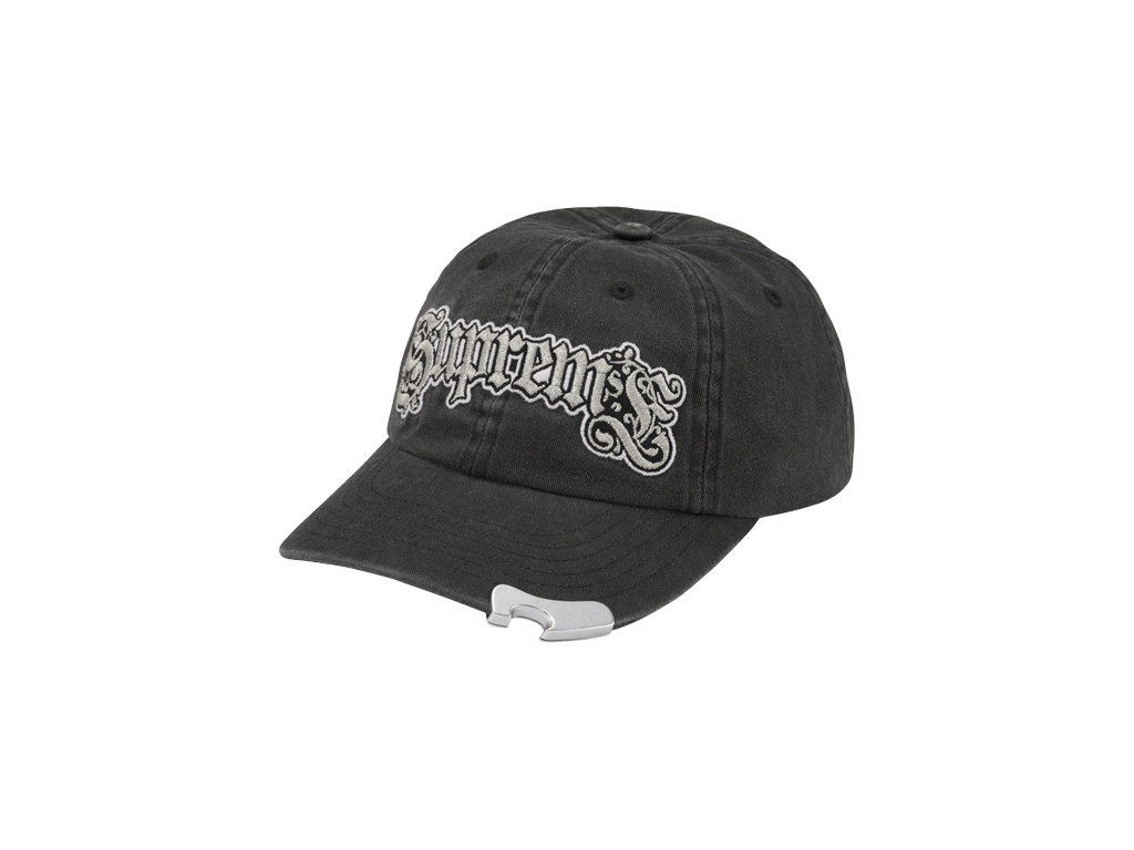 Supreme Bottle Opener 6-Panel Black-Supreme-pikastore.cz