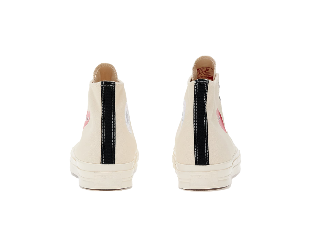 Comme des Garçons Play x Converse Chuck 70 High Milk – sportcipő – fotó 3/3