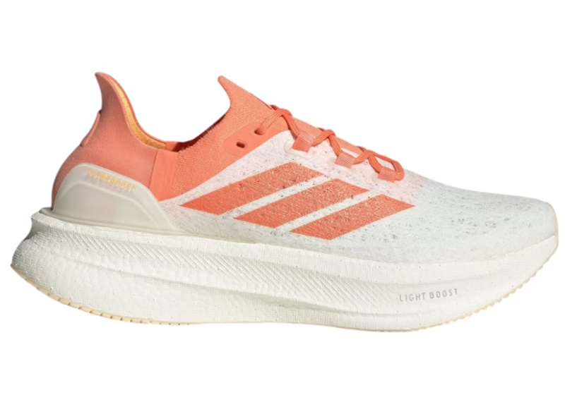 adidas Ultra Boost 5 Strung Off White Semi Coral Crystal Sand (Womens)