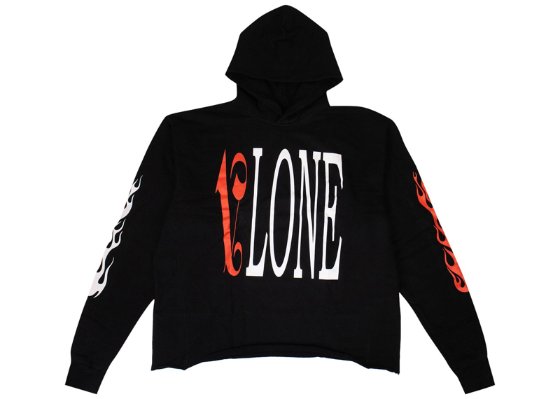 Vlone x Palm Angels Hoodie Black/Red-Vlone-pikastore.cz