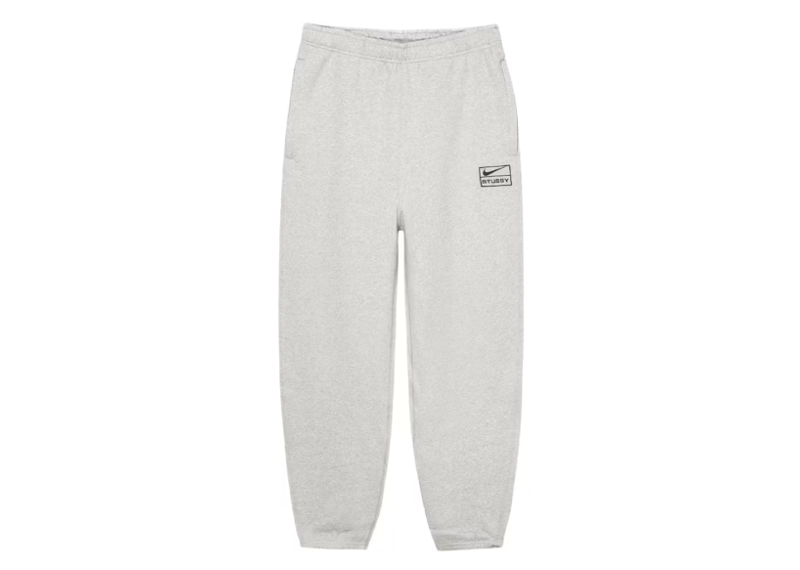 Stussy x Nike Fleece Pant (FW25) Grey Heather