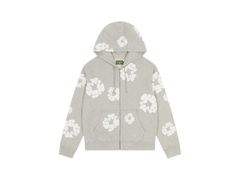 Denim Tears Cotton Wreath Zip Hoodie Grey