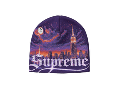 Supreme Cityscape Beanie Purple