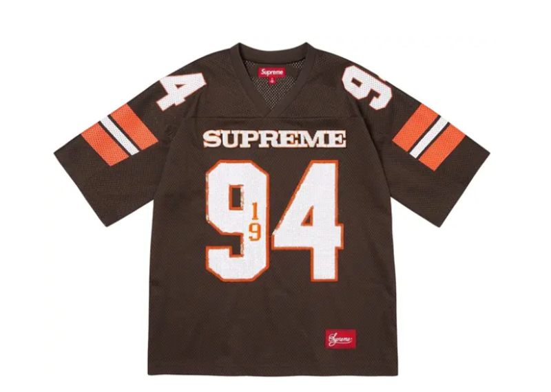 Supreme Sequin Football Jersey Brown-Supreme-pikastore.cz