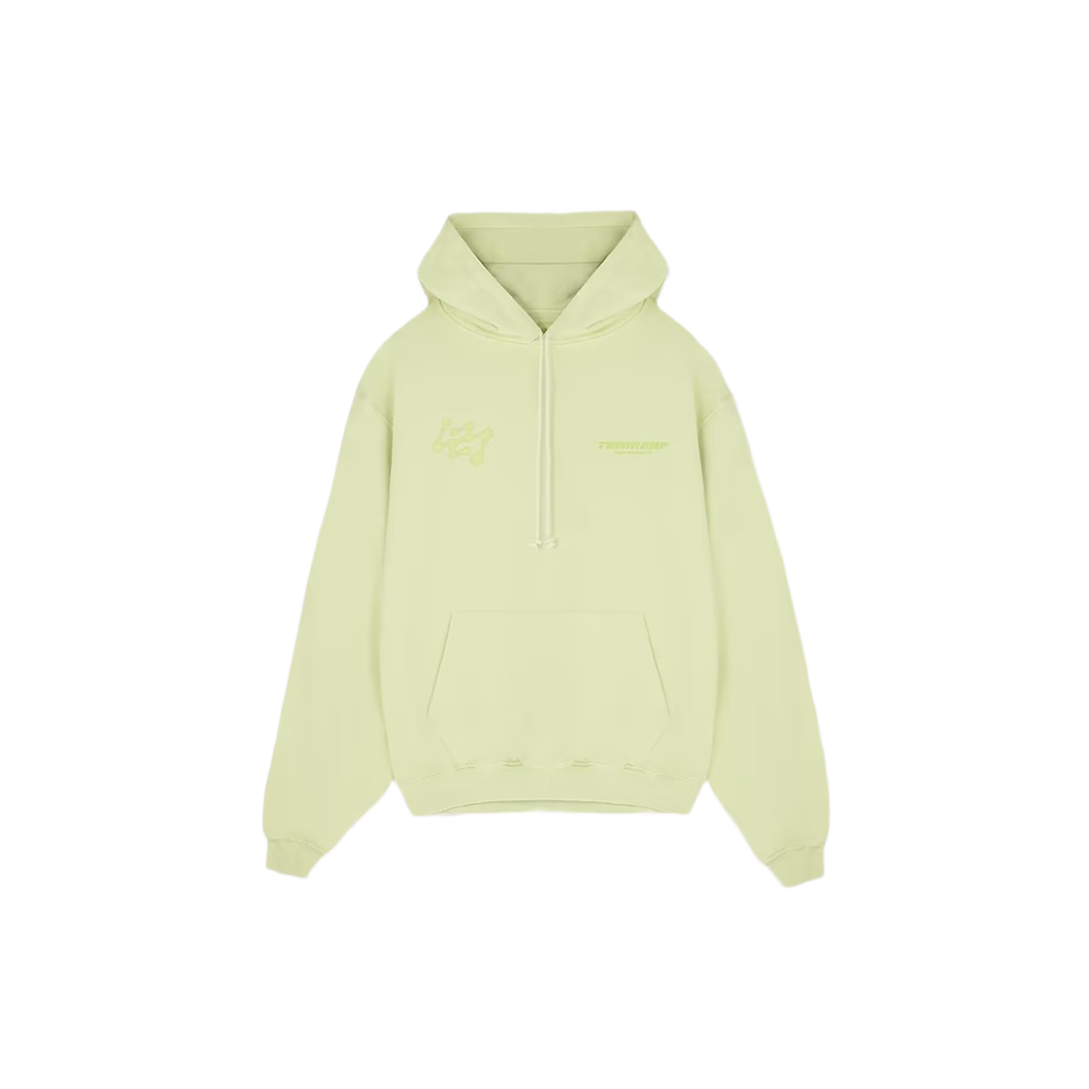Represent 247 Future Terrains Oversized Hoodie Shadow Lime-Represent-pikastore.cz