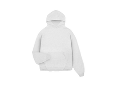 Represent Initial Oversized Hoodie Ice Grey Marl