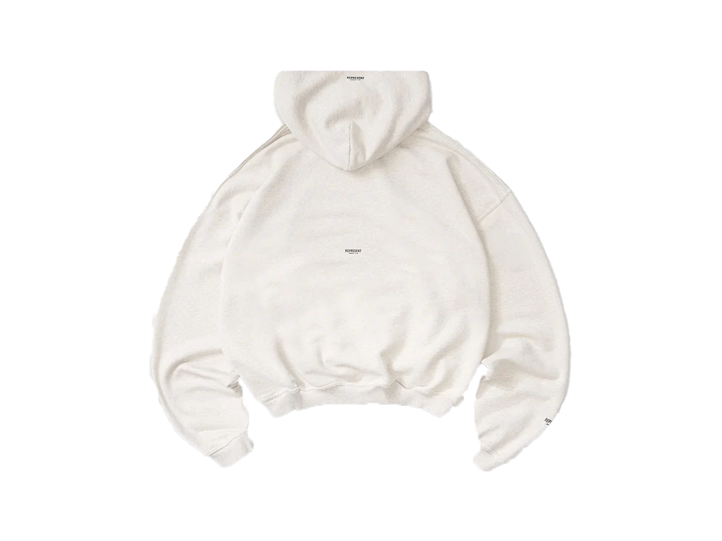 Represent Micro Owners Club Hoodie Cream Marl