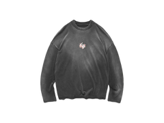 Represent 247 Ignite Long Sleeve T-Shirt Stained Black Wash