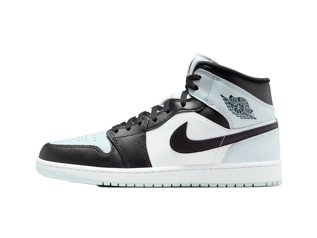 Air Jordan 1 Mid Black Squadron Blue