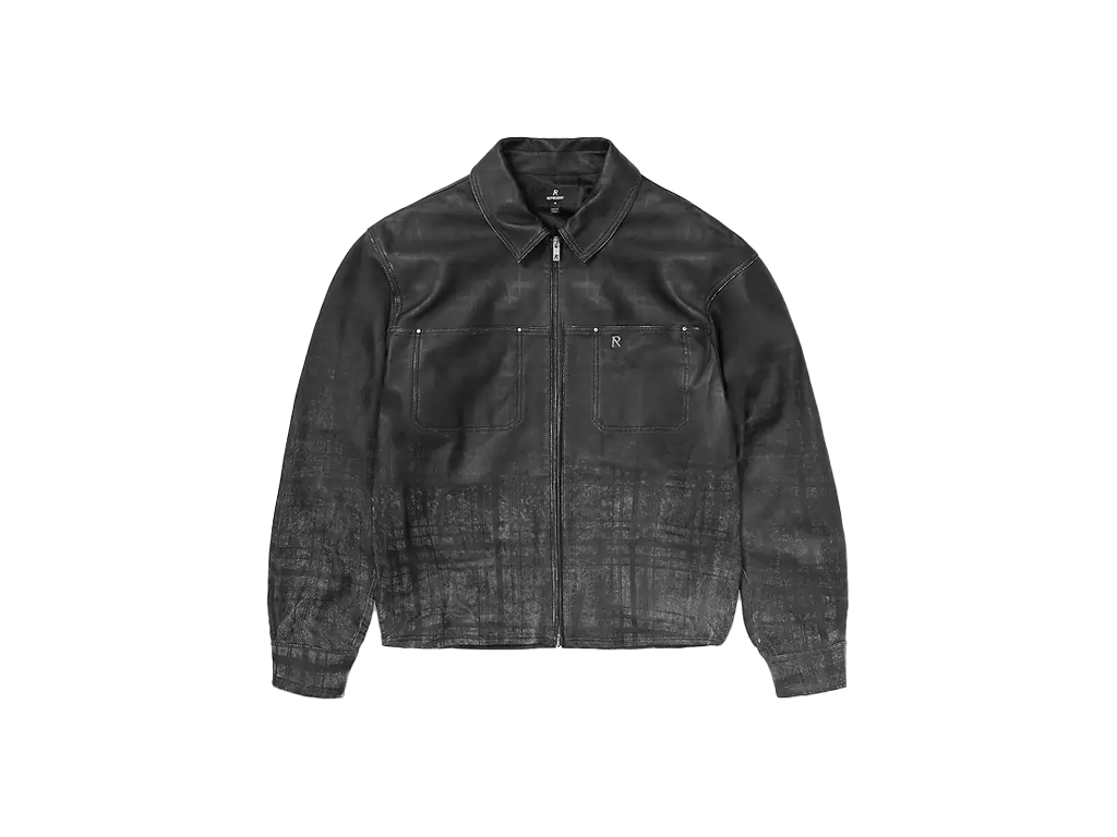 Represent Rodeo Leather Jacket Jet Black-Represent-pikastore.cz