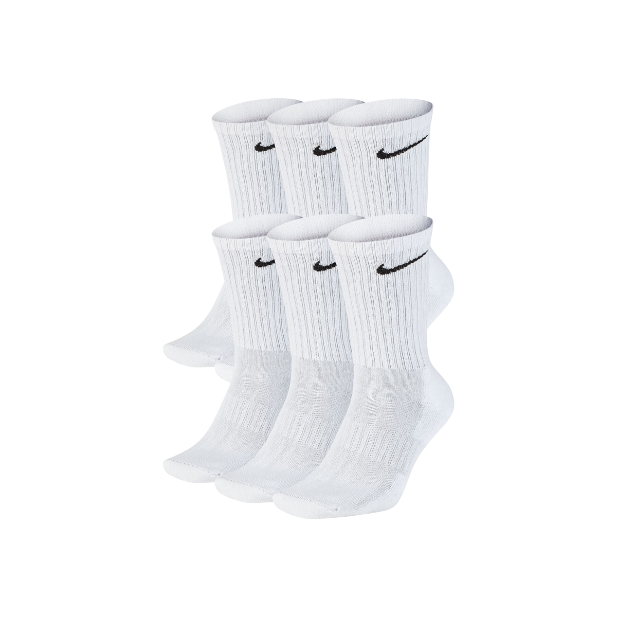 Nike Six Pack White Socks