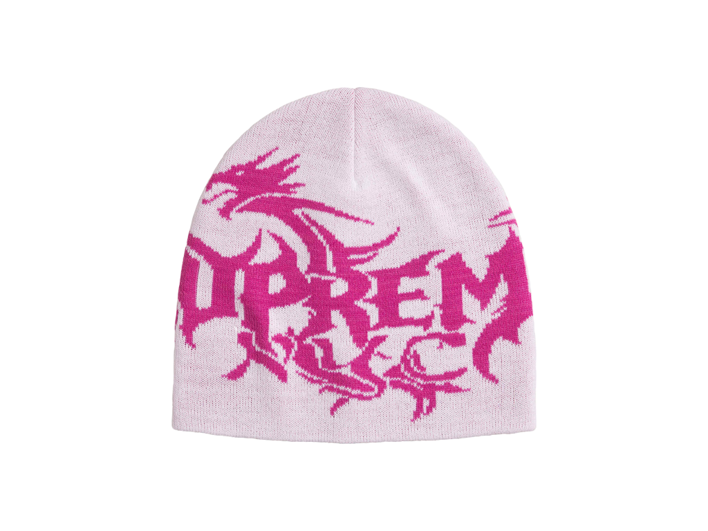Supreme Dragon Beanie White