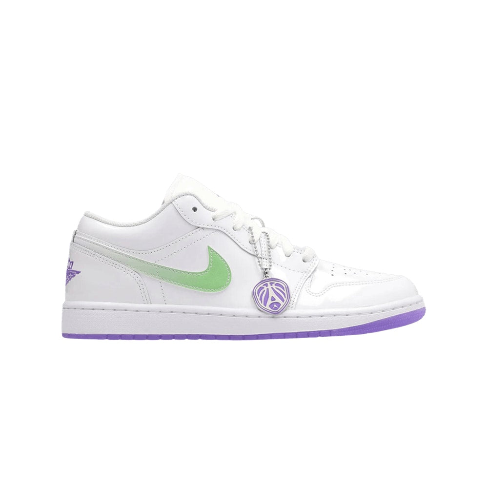 Air Jordan 1 Low SE Quai54 White Grape – tenisky, bílá