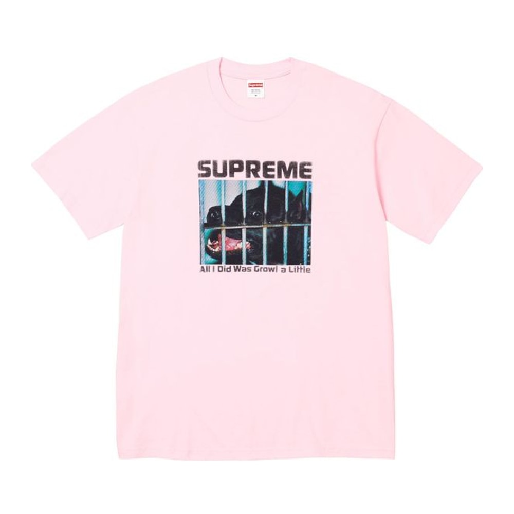 Supreme Growl Tee Light Pink – póló