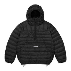 Supreme Micro Down Half Zip Hooded Pullover Black