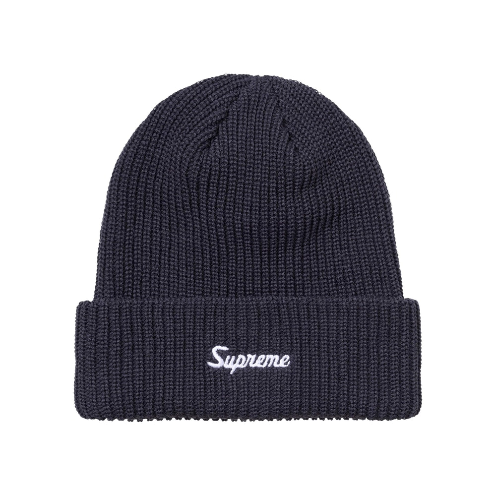Supreme Loose Gauge Beanie Navy – kapa