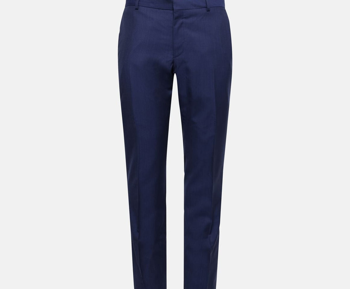 Calvin Klein Wool trousers Midnight Blue – broek
