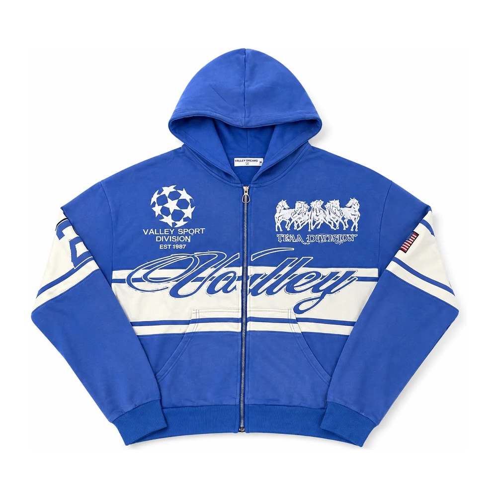 Vale Forever Life Is Forever Zip Up Hoodie Blue – hoodie