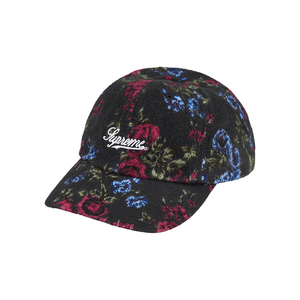 Supreme Floral Flannel 6-Panel Black – kapa