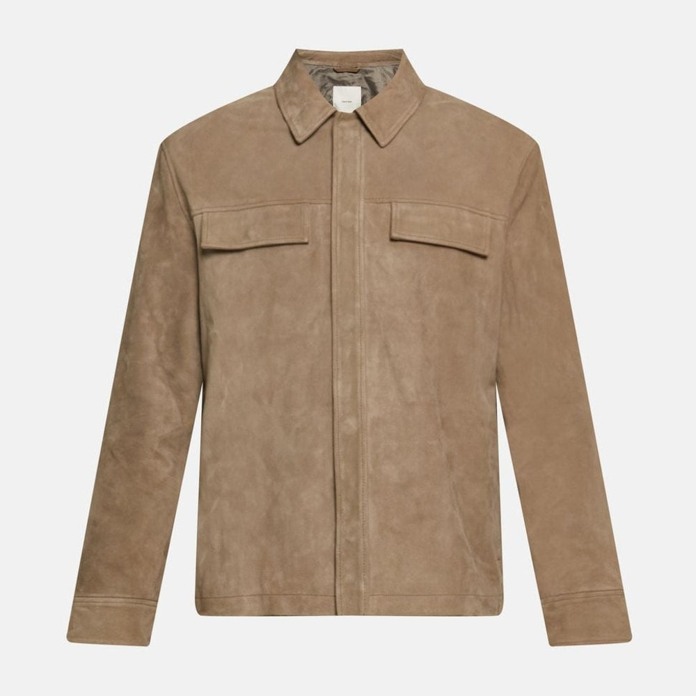 Calvin Klein Leather jacket Light Grey – jakna