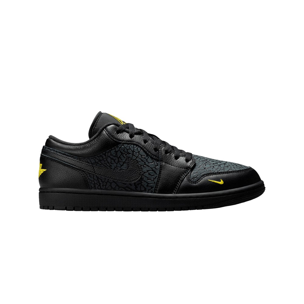 Air Jordan 1 Low SE Black Anthracite Tour Yellow – boty, černá