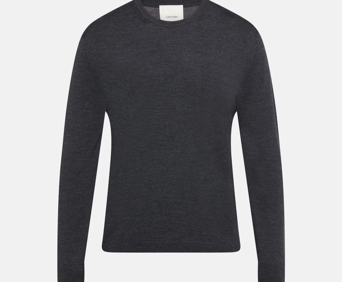 Calvin Klein Wool pullover Grey – kleding, grijs