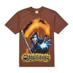 Supreme Grim Reaper Tee Brown