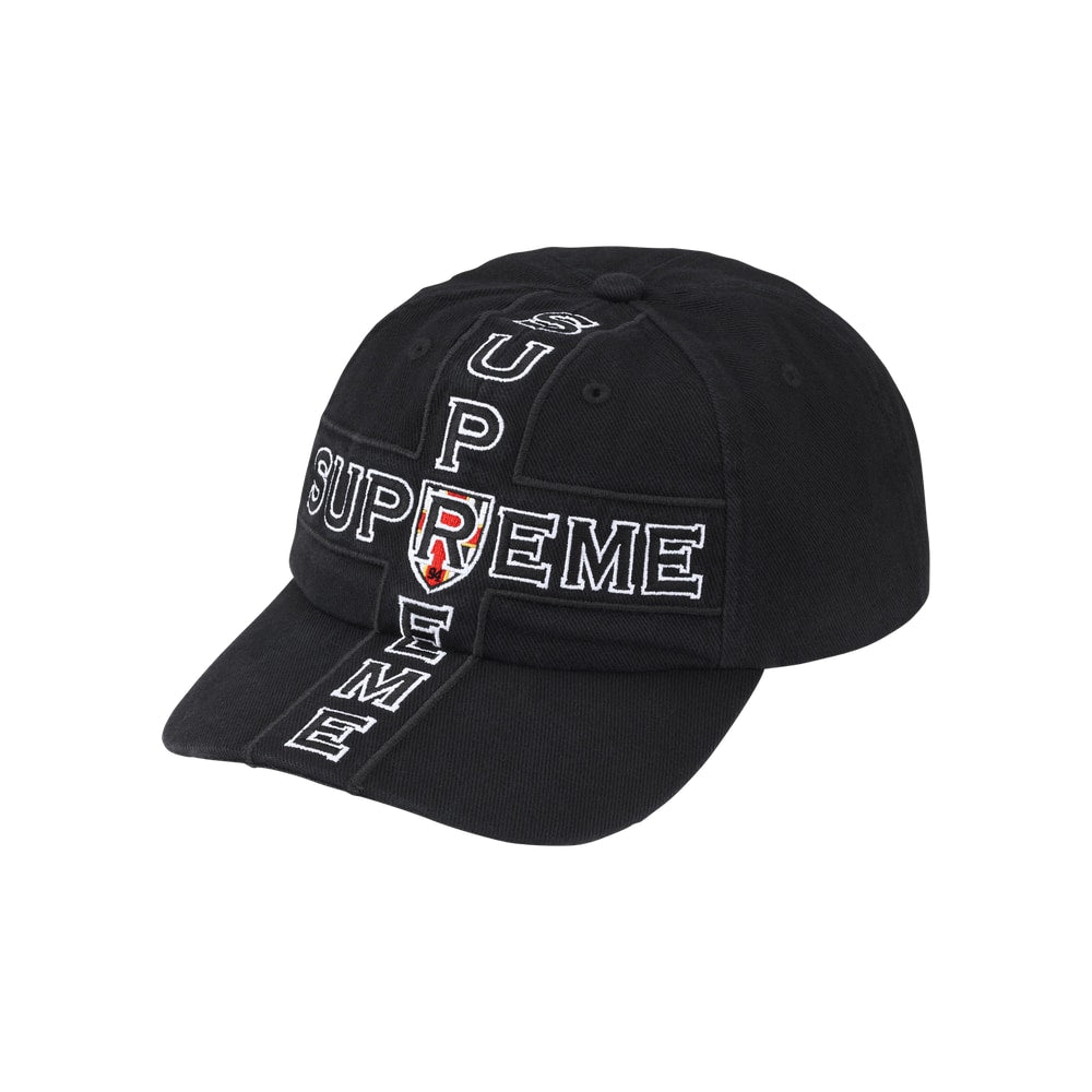 Supreme Cross 6-Panel Black