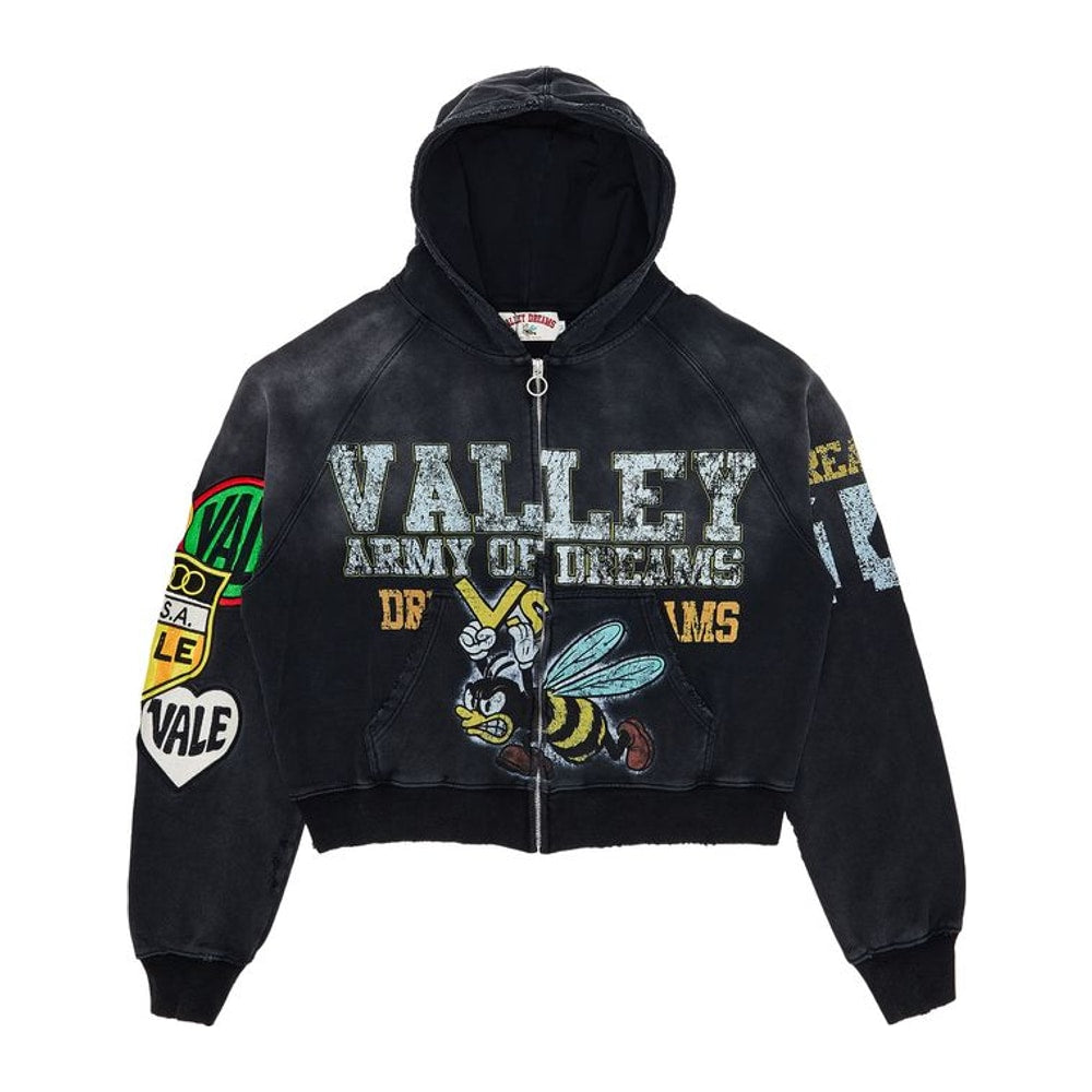 Vale Forever Army Of Dreams Zip Hoodie Black – hoodie