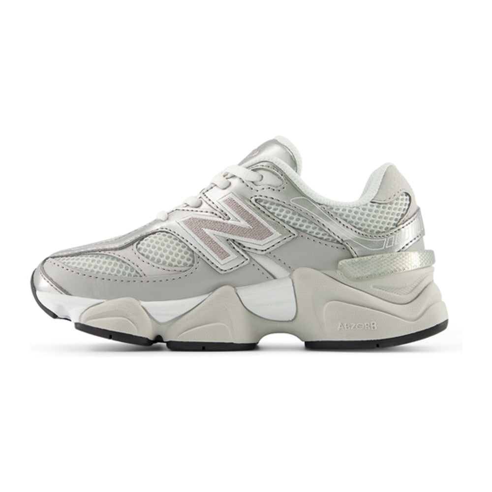 New Balance 9060 Lace Grey Silver – skor