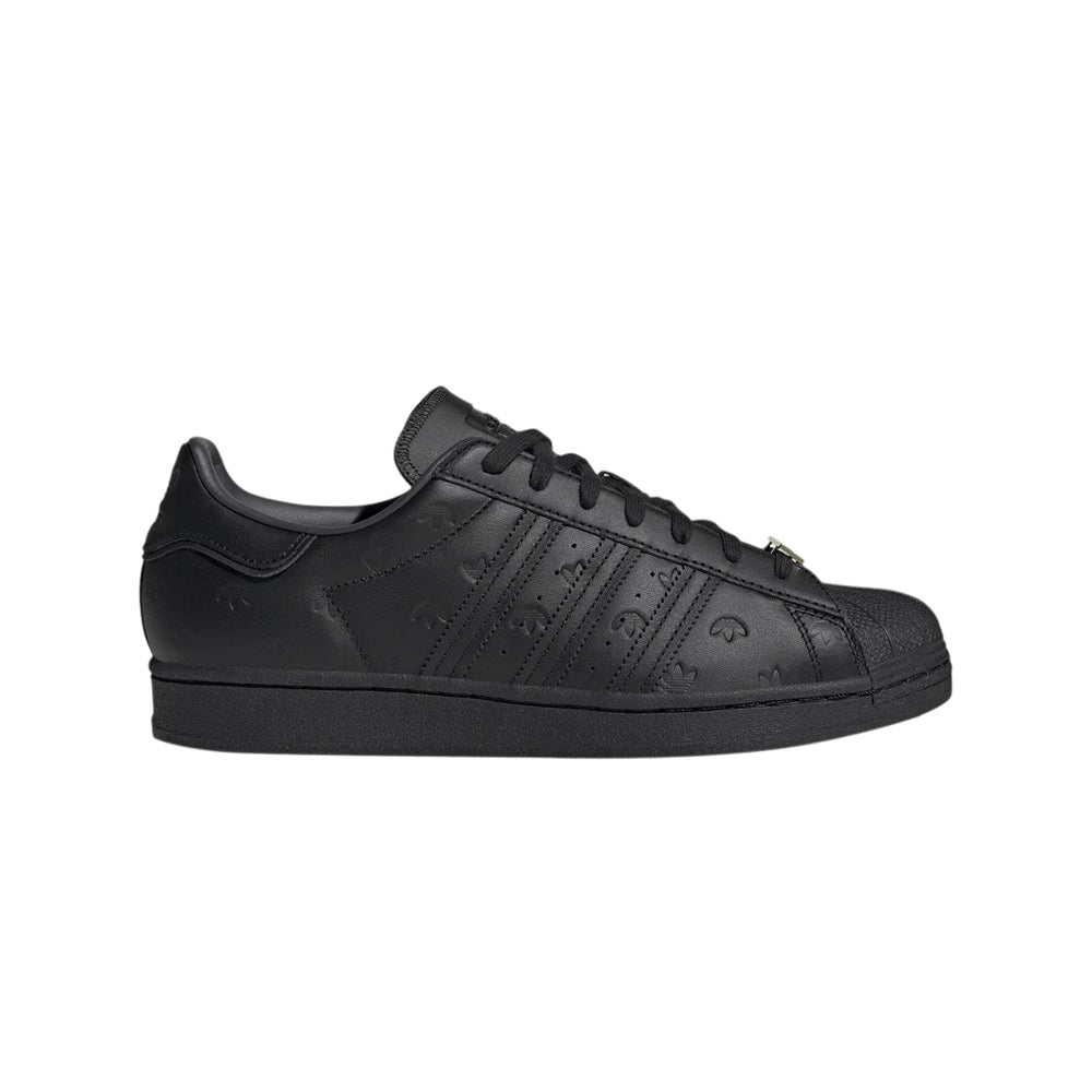 adidas Superstar Allover Debossed Trefoils - Black – scarpe, nero