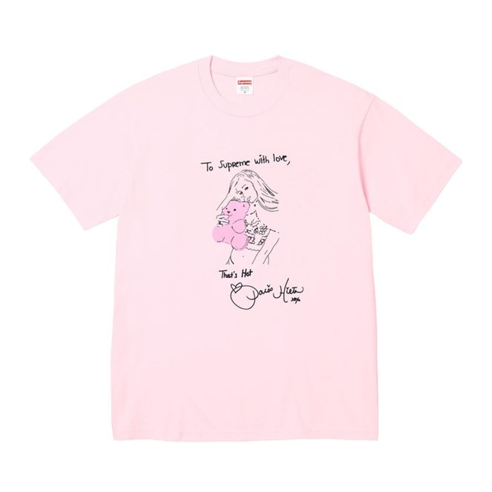 Supreme Paris Tee Light Pink – póló