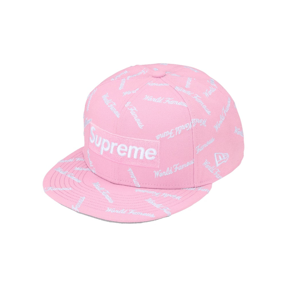 Supreme World Famous Box Logo New Era Light Pink – oblečení