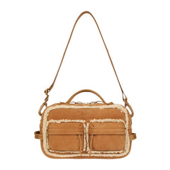 Supreme Martine Rose Shearling Mini Duffle Bag Brown