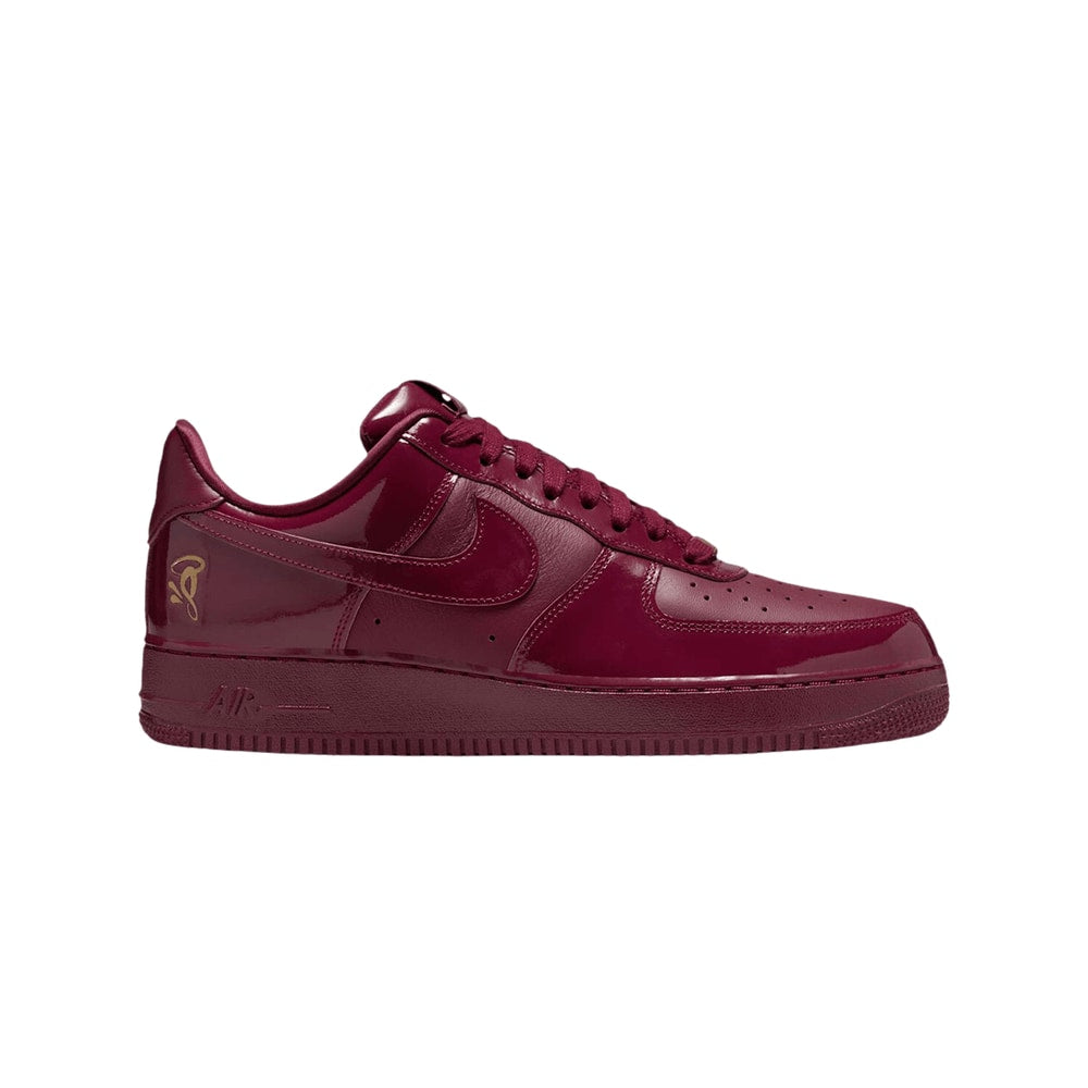 Central Cee x Nike Air Force 1 Low Dark Beetroot UK Exclusive – boty, stříbrná