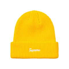 Supreme Loose Gauge Beanie Yellow