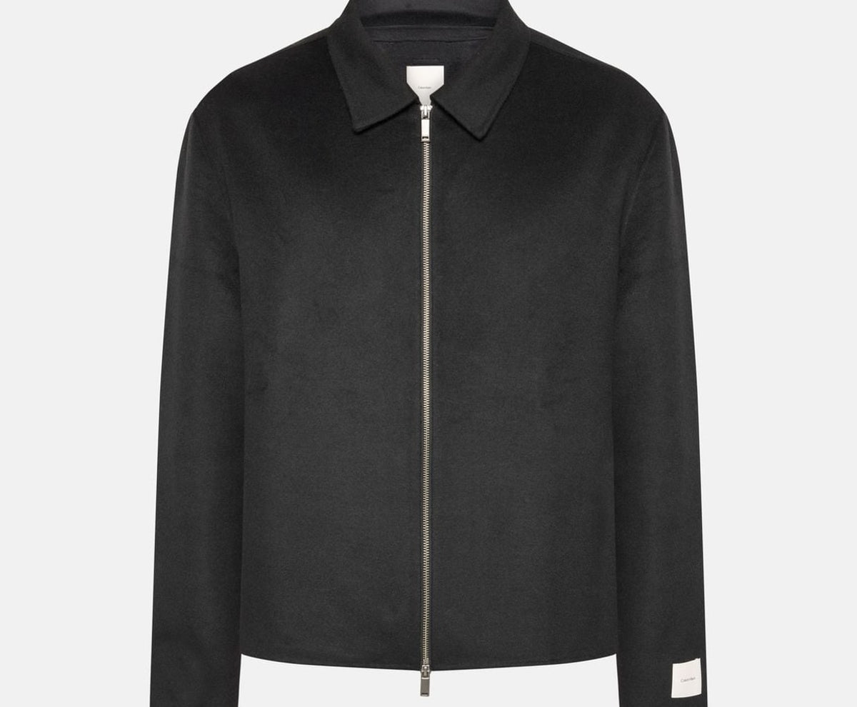 Calvin Klein Wool-blend jacket Black – giacca, nero