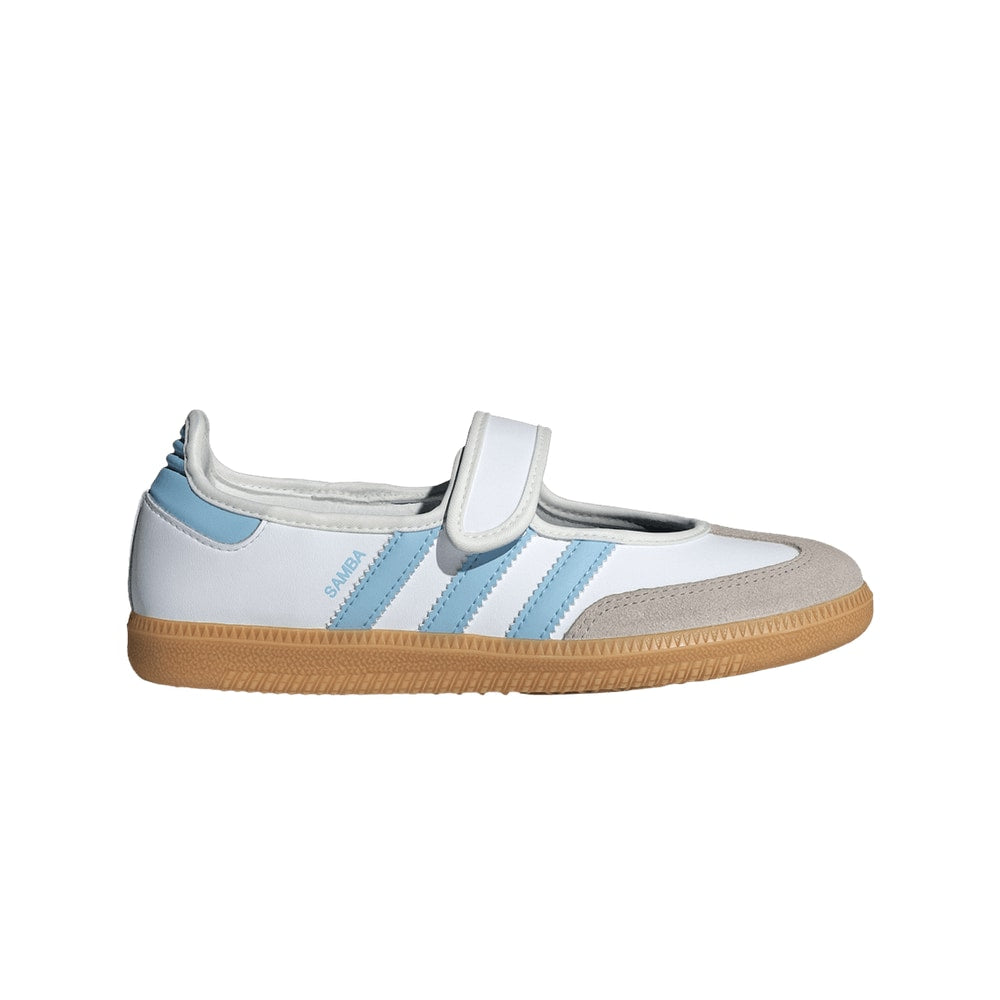adidas Samba Jane J Cloud White Clear Sky Gum – tenisky, oranžová
