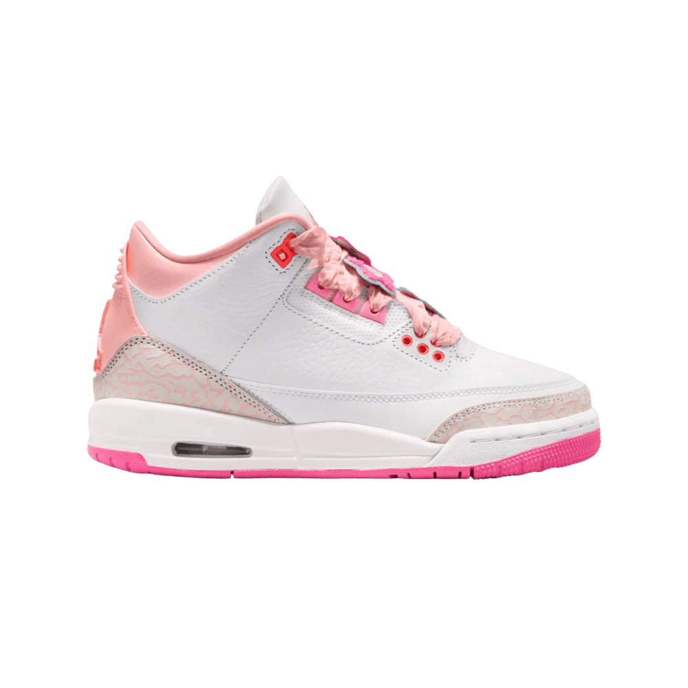Air Jordan 3 Retro GS Spring Flowers – boty, růžová