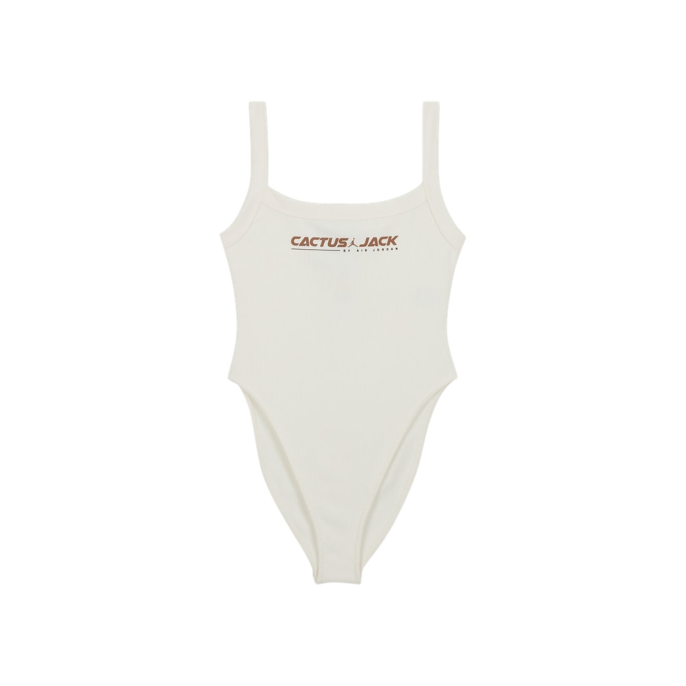Cactus Jack by Travis Scott x Womens Air Jordan Bodysuit Sail – top, bílá