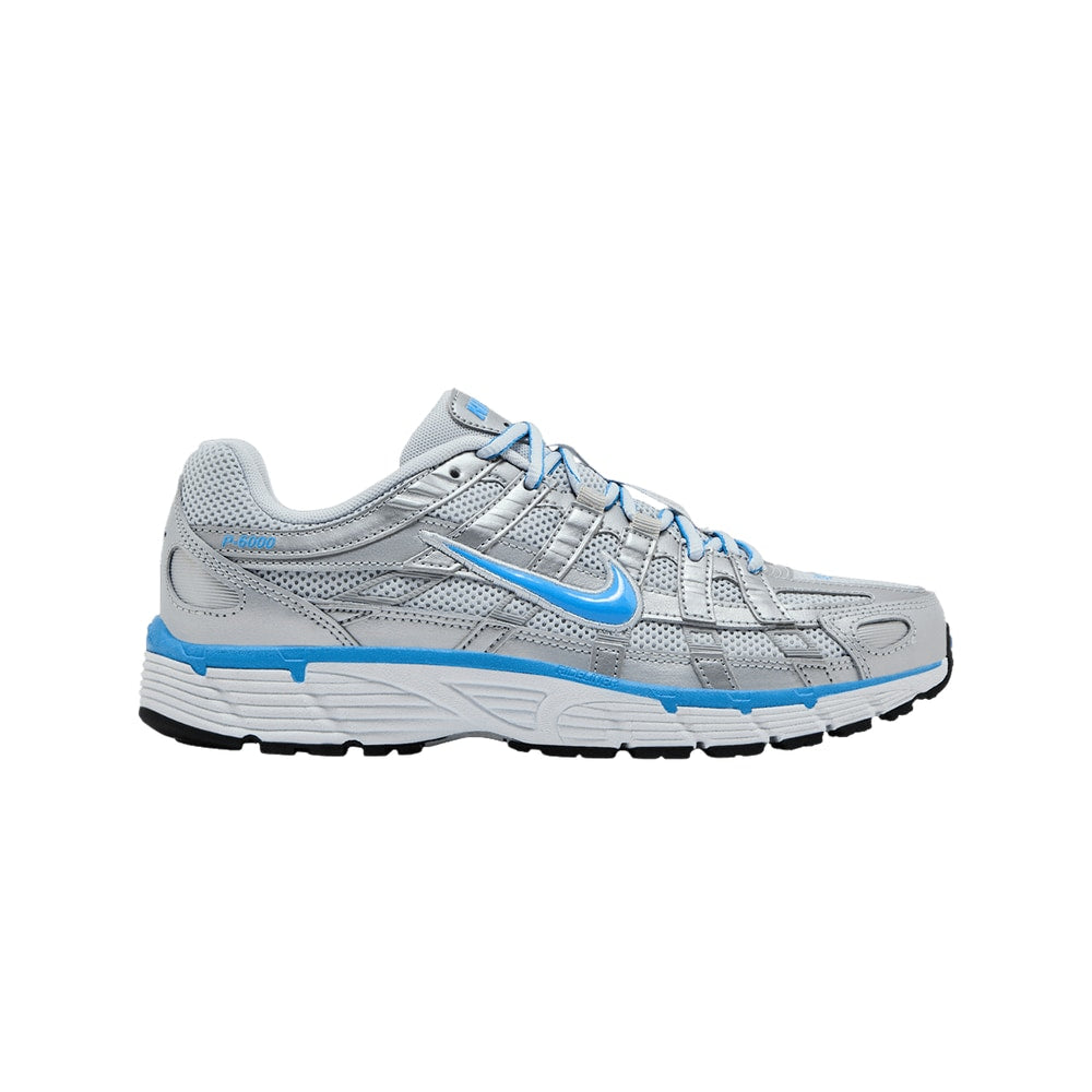 Nike P-6000 Metallic Platinum University Blue