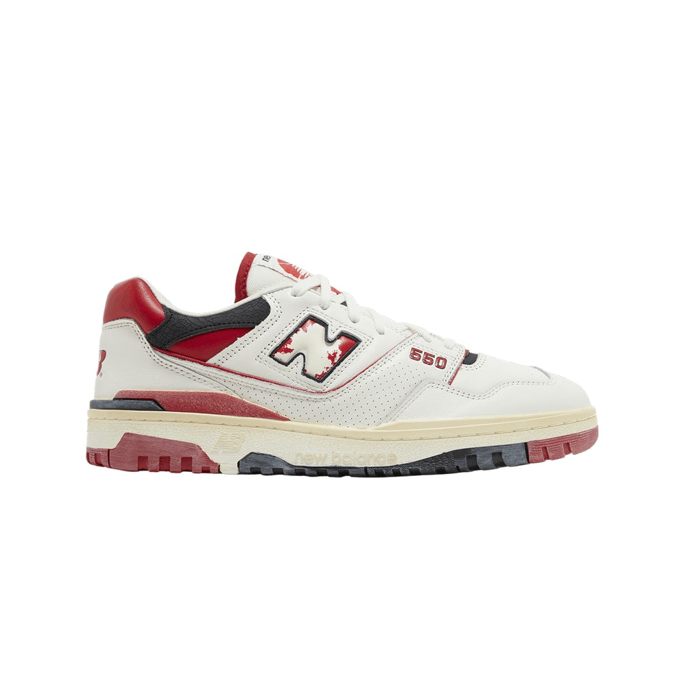 New Balance 550 Vintage Pack - Red – boty, červená