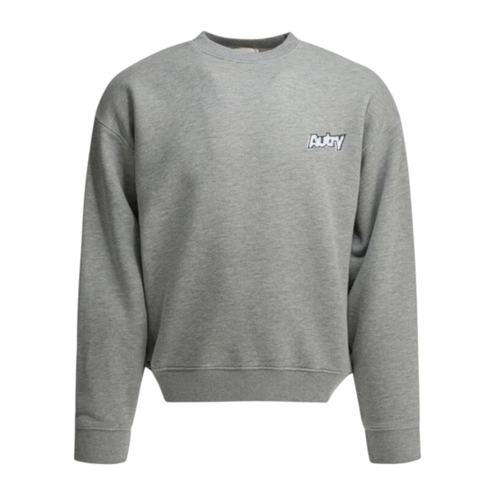 Autry Crewneck Logo Sweatshirt Grey – huvtröja, grå