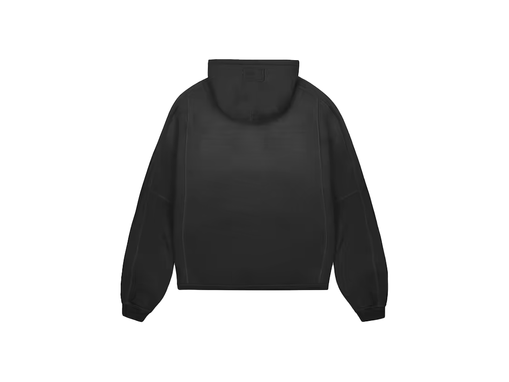 Represent Stepped Hem Hoodie Stained Black-Represent-pikastore.cz